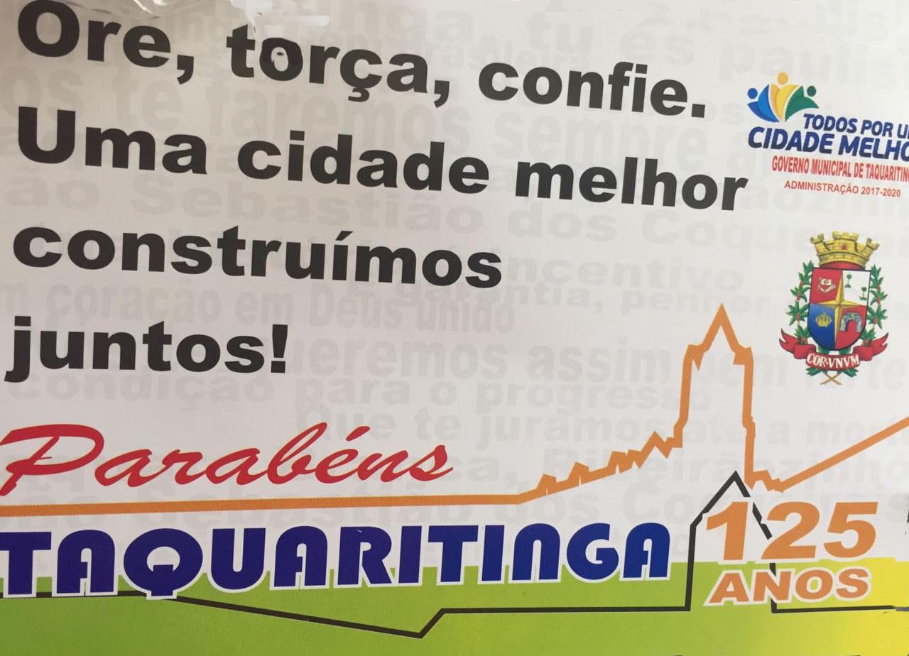 125 anos de Taquaritinga